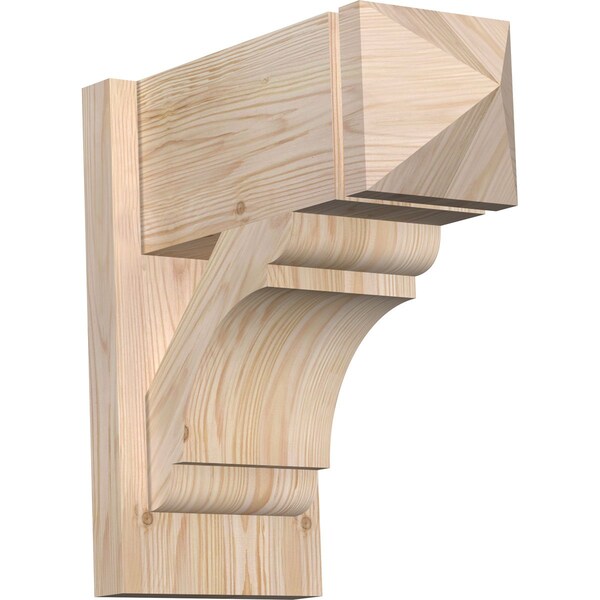 Ekena Millwork Olympic Arts & Crafts Smooth Outlooker, Douglas Fir, 7 1/2"W x 16"D x 16"H OUT08X16X16OLY03SDF - main